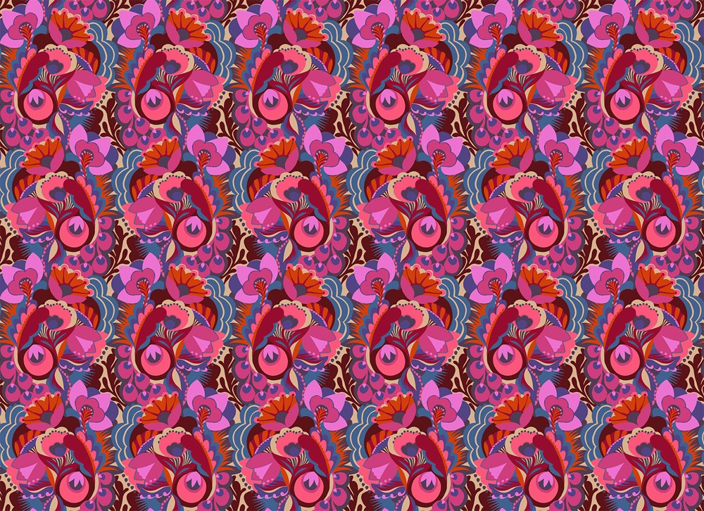 UNFURL - BAROQUE || SHOOTING STAR || Anna Maria Textiles Studio