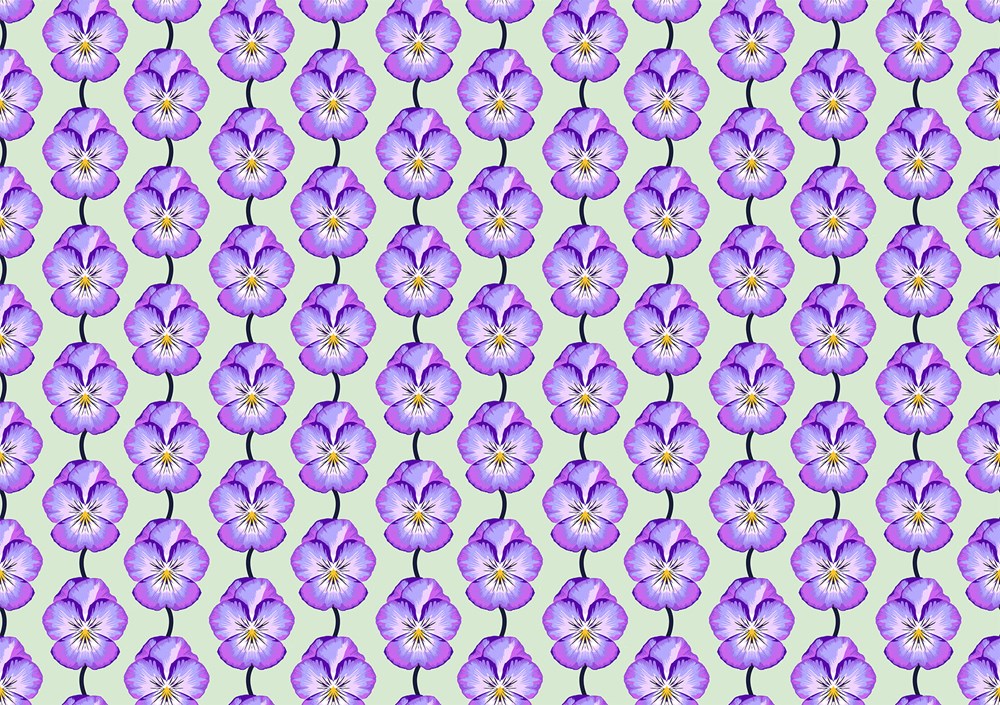 PANSY - LAVENDER || ICONIC || Anna Maria Textiles Studio