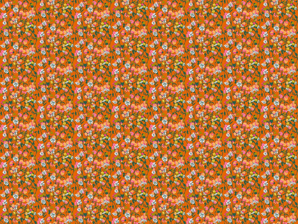 SILENE - TANGERINE || JUMPSTART || Anna Maria Textiles Studio