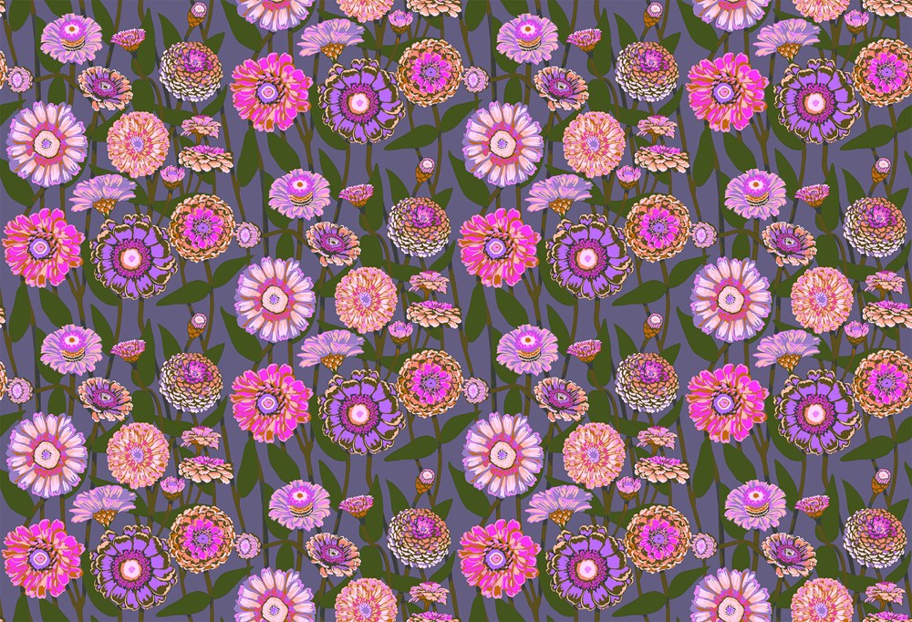 ZINNA SHOW - MAUVE || JUMPSTART || Anna Maria Textiles Studio
