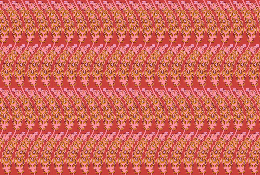 BELLS OF IRELAND - CORAL || JUMPSTART || Anna Maria Textiles Studio