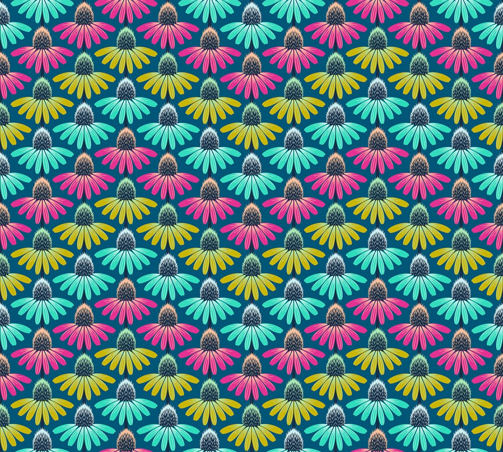 ECHINACEA RHYTHM - PARADE || PERENNIAL BORDERS || Anna Maria Textiles Studio