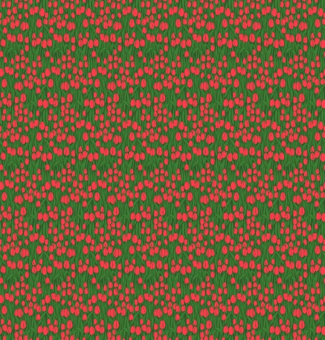 AUDIENCE - RED || CLEAN CUT || Anna Maria Textiles Studio