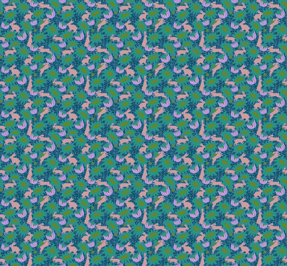 CHASE - JADE || MOSAIC MENAGERIE || Anna Maria Textiles Studio