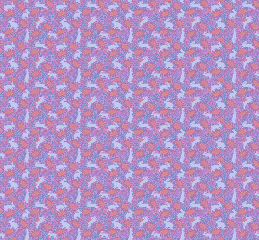 CHASE - LAVENDER || MOSAIC MENAGERIE || Anna Maria Textiles Studio
