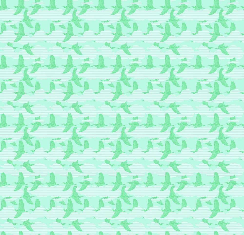 SEDGE - WATER || MOSAIC MENAGERIE || Anna Maria Textiles Studio