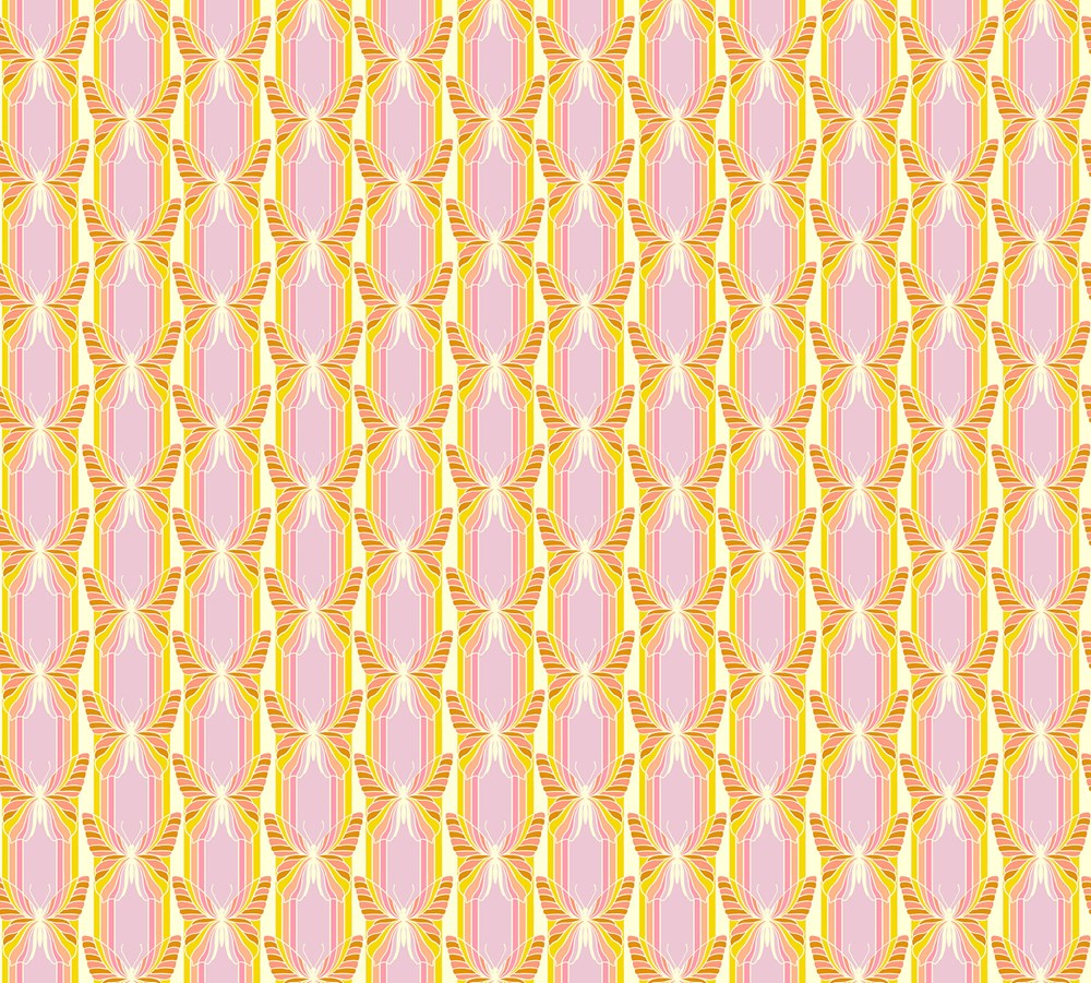 HIDDEN - SUNSET || MOSAIC MENAGERIE || Anna Maria Textiles Studio