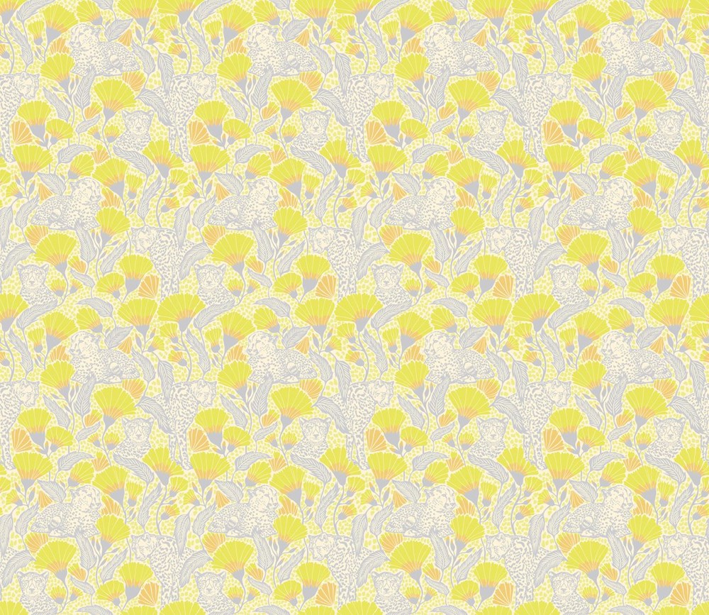 CHEETAH CLOTH - MERINGUE || MOSAIC MENAGERIE || Anna Maria Textiles Studio