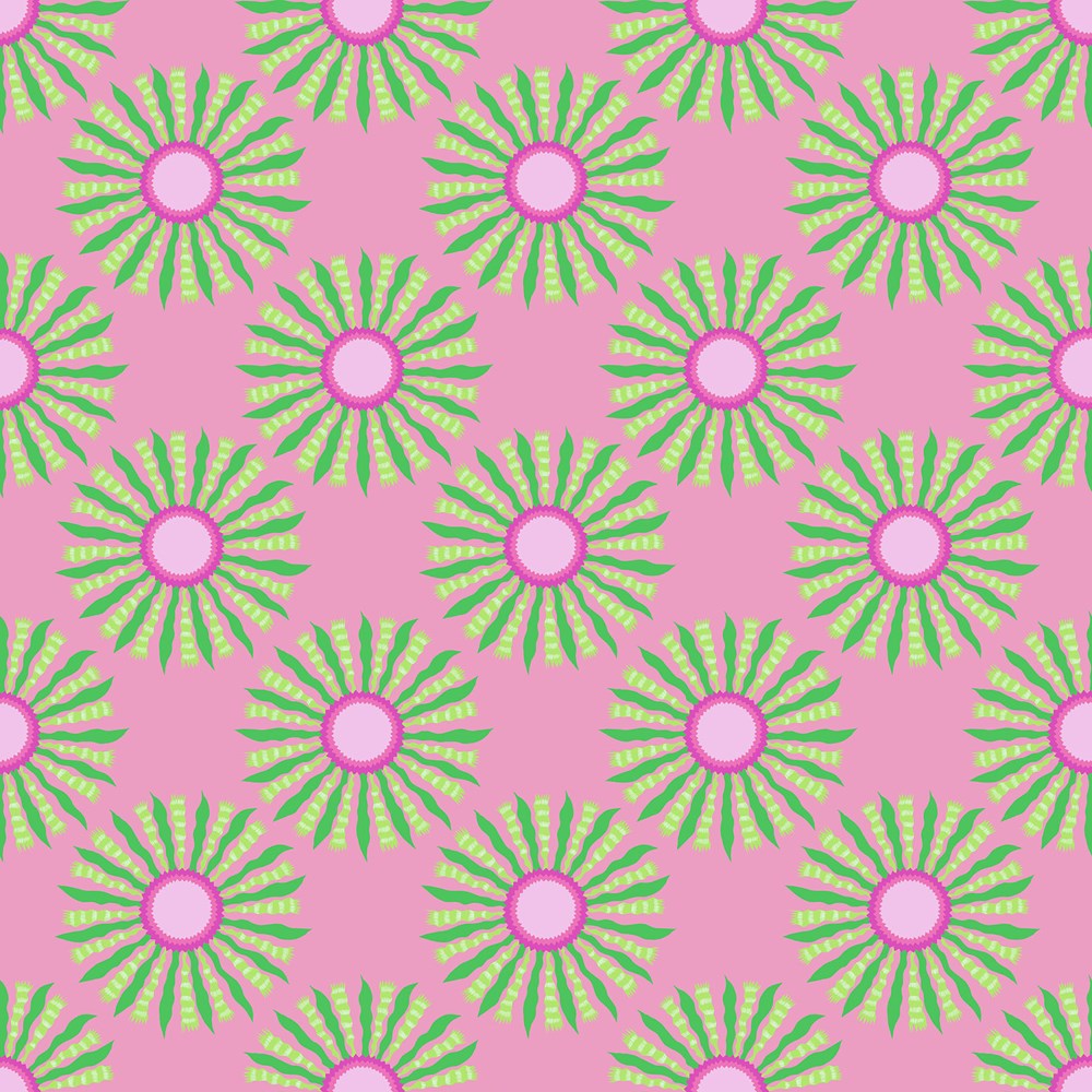 RIBBON RAYS - BUBBLEGUM || SUNSEEKERS || Anna Maria Textiles Studio