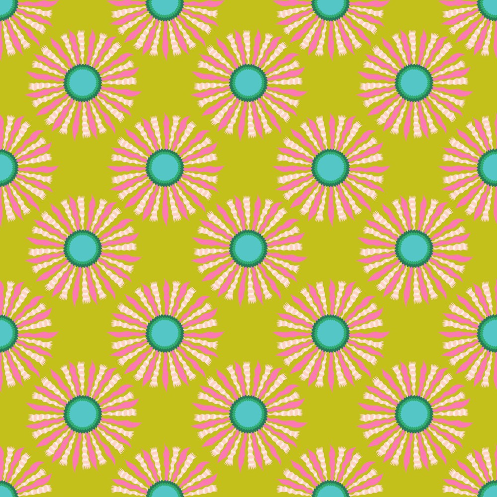RIBBON RAYS - GUAVA || SUNSEEKERS || Anna Maria Textiles Studio