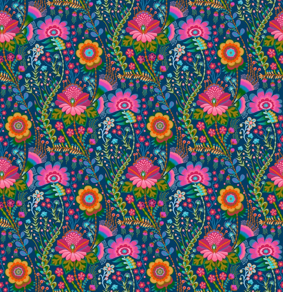 SEEKING - PRUSSIAN || SUNSEEKERS || Anna Maria Textiles Studio