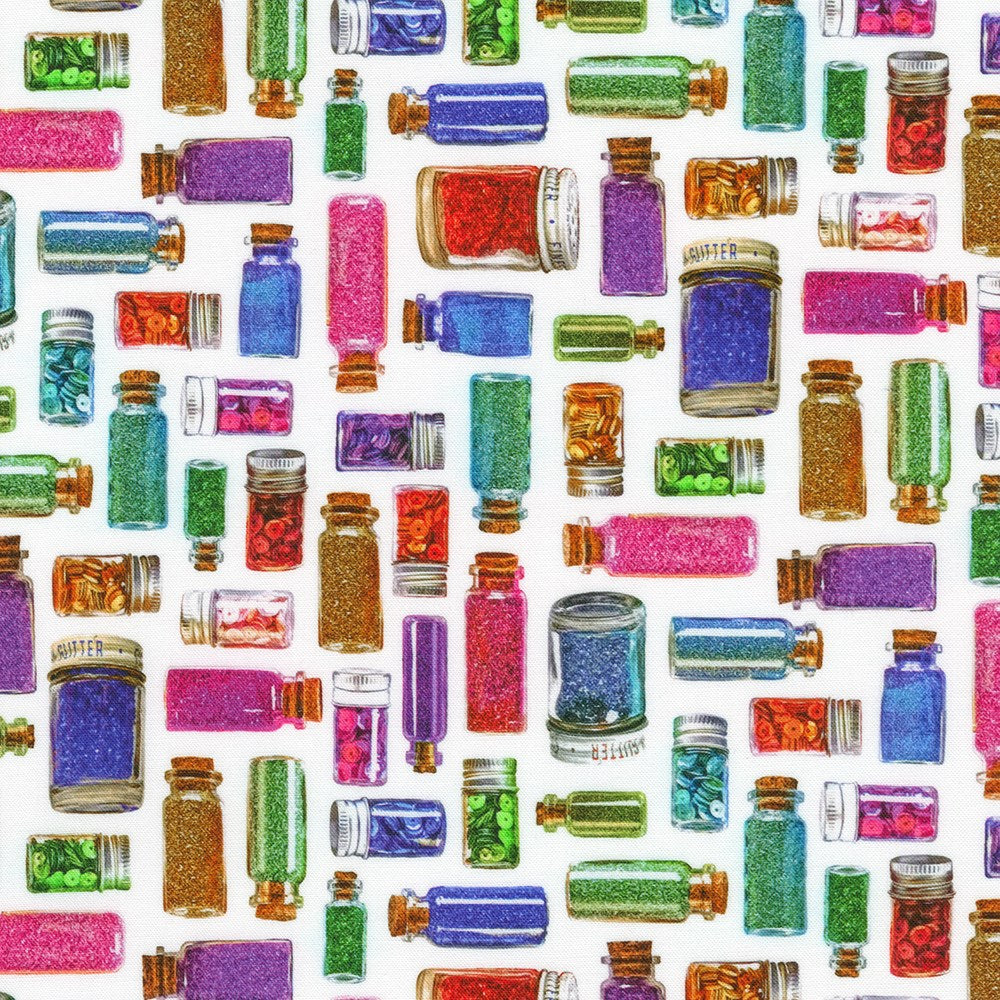 ANPD-23023-1 || WHITE || RAINBOW CRAFTER&#39;S STASH || Robert Kaufman