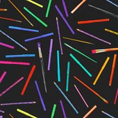 ANPD-23024-2 || BLACK || RAINBOW CRAFTER'S STASH || Robert Kaufman