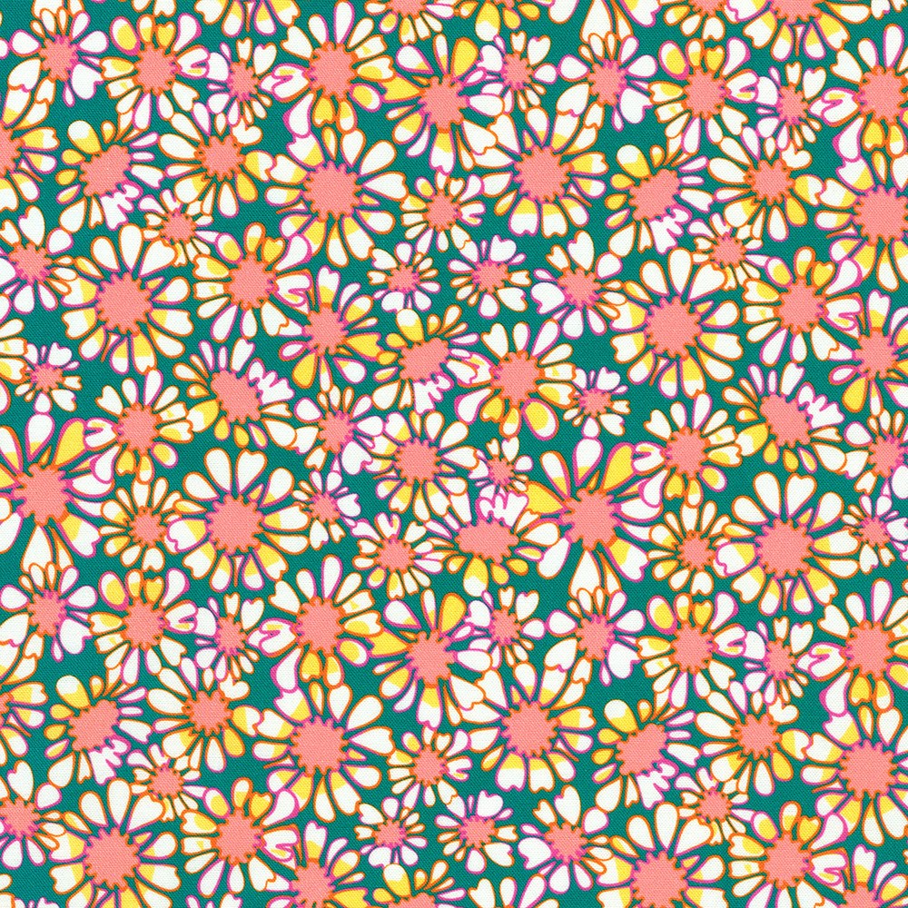 APWD-23248-1 || WHITE || SUNFLOWER SONATA || Robert Kaufman