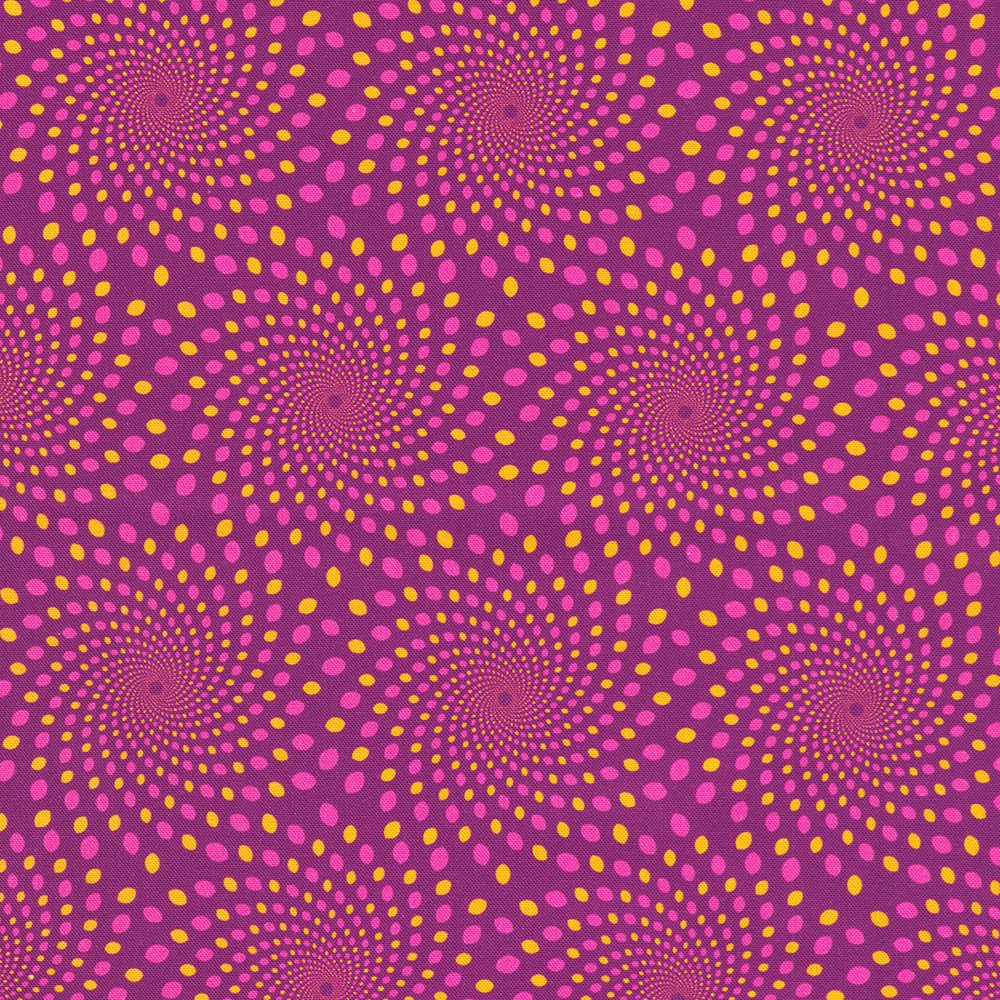 APWD-23250-6 || PURPLE || SUNFLOWER SONATA || Robert Kaufman