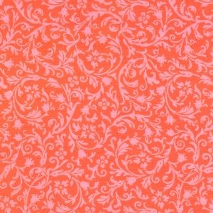 APWD-24085-143 || CORAL || CHELSEA BLOSSOM || Robert Kaufman