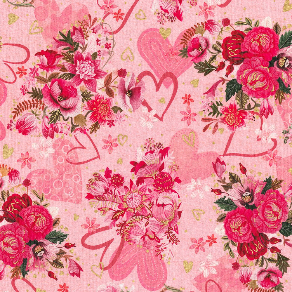 AYFDM-22872-97 || ROSE || HEARTS IN BLOOM || Robert Kaufman