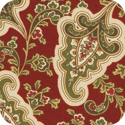 AZUD-24210-3 || RED || THREADS OF THE PAST || Robert Kaufman