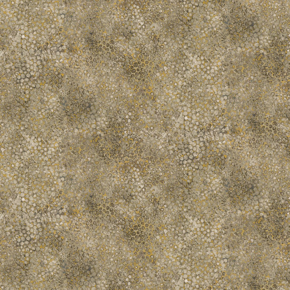 LARGE PEBBLES - DESERT SAND || SHIMMER WIDE BACKING || Northcott Basic