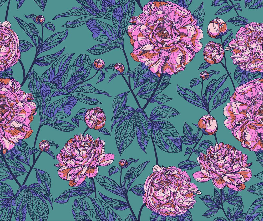 PEONY 108&quot; - JADE || INDELIBLE || Anna Maria Textiles Basics