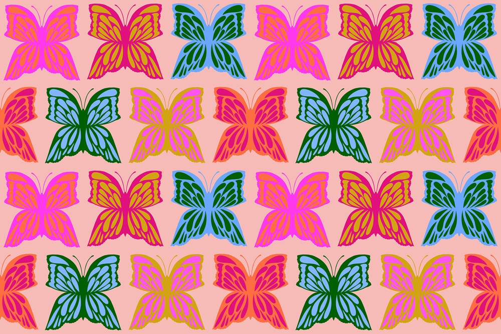 RUNAWAY - PINK || BACKINGS NO. 3 || Anna Maria Textiles Studio