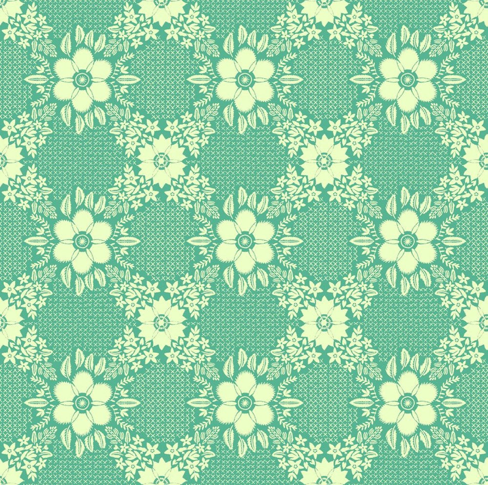 EMBROIDERY - SEAFOAM || BACKINGS NO.6 || Anna Maria Textiles Studio