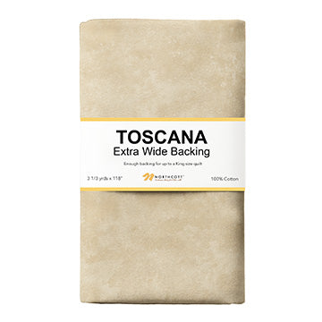 TOSCANA 118" WB - TOASTED MARSHMALLOW || TOSCANA 118" WIDE BACKING || Northcott Basic