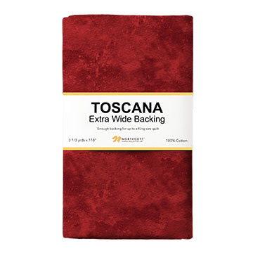 TOSCANA 118" WB - HOT SAUCE || TOSCANA 118" WIDE BACKING || Northcott Basic