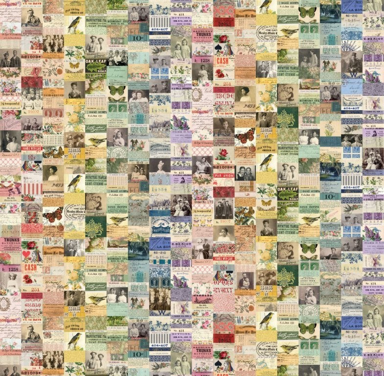 Multi Collage Canvas - Multi || Palette Canvas || Tim Holtz Eclectic Elements
