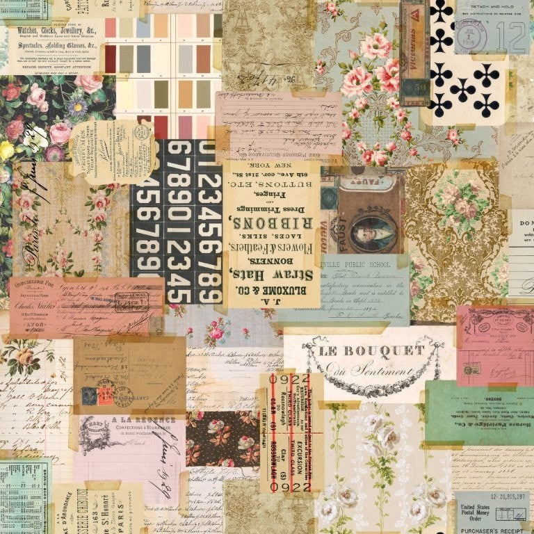 Multi Ephemera Canvas - Multi || Palette Canvas || Tim Holtz Eclectic Elements