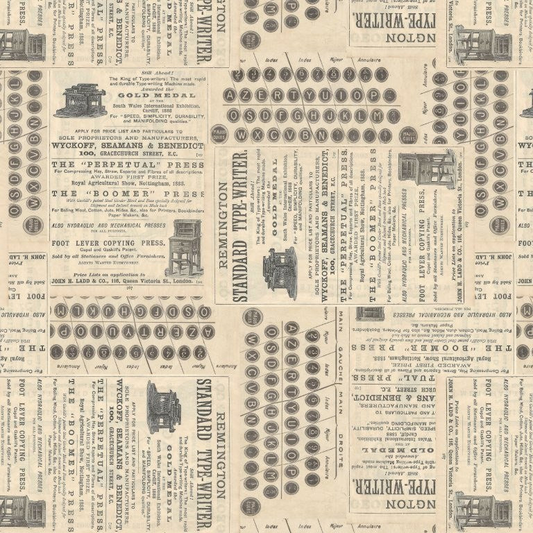 Neutral Typewriter Canvas - Neutral || Palette Canvas || Tim Holtz Eclectic Elements