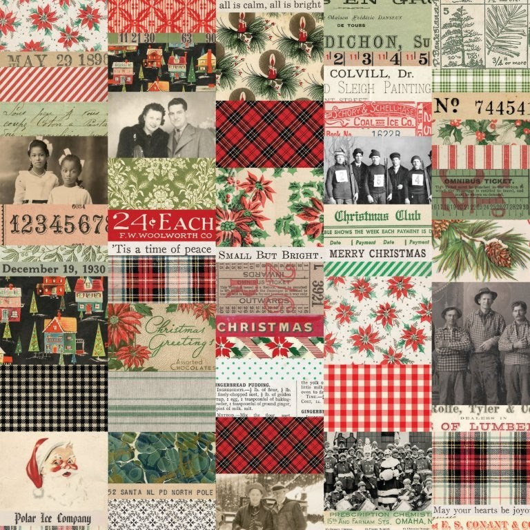 Christmas Collage CC - Christmas || Palette Canvas Seasonal || Tim Holtz Eclectic Elements