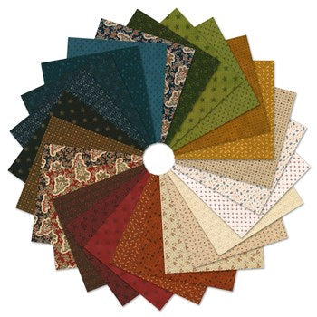 CHS-1445-42 || THREADS OF THE PAST || CHARM SQUARES || Robert Kaufman