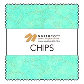 CHIPS - LAGOON PEACOCK || SHIMMER BASICS || Northcott Basic