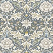 Severne - Slate || Morden Cotton Lawn by Morris & Co.