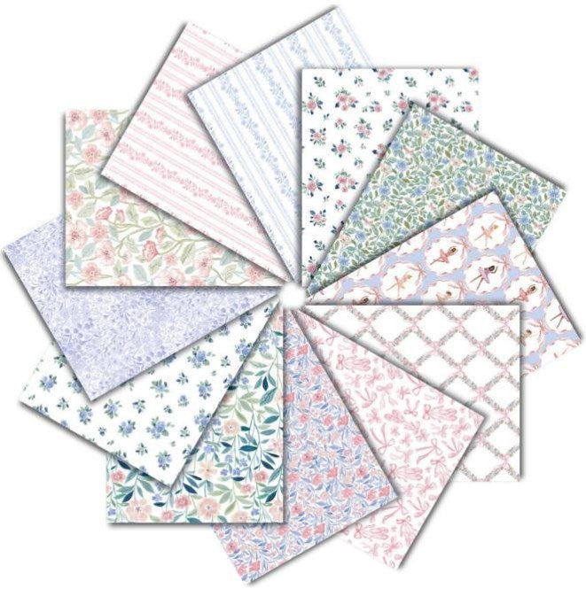 TO THE POINTE - FAT QUARTER PACKS, 12 COLORS || TO THE POINTE || Dear Stella