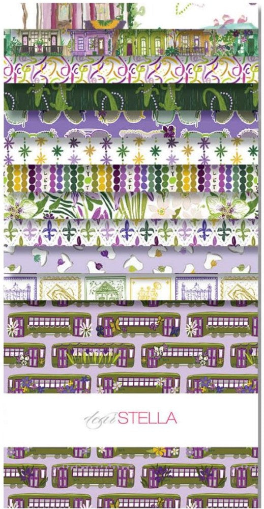 MARDI GRAS STYLE - 10" SQUARE PACKS, 42 COLORS || MARDIGRAS STYLE || Dear Stella