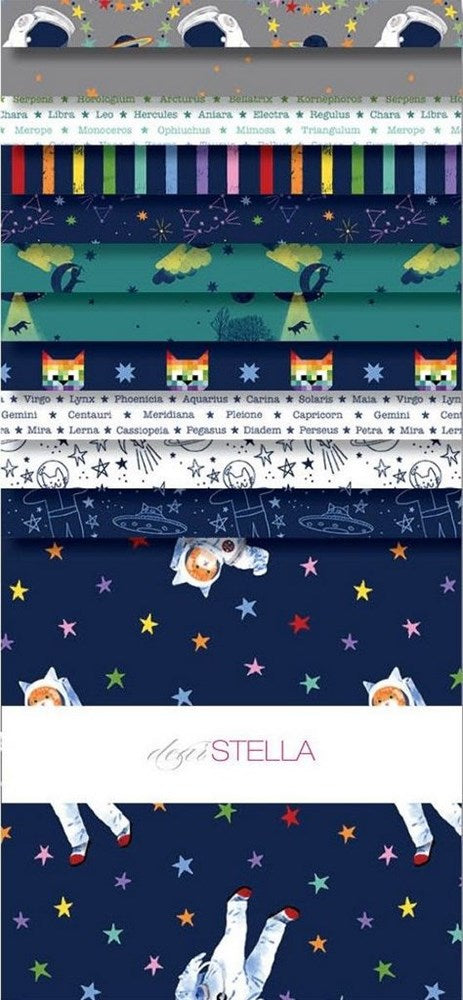 MEOWTER SPACE - 10" SQUARE PACKS, 42 COLORS || MEOWTER SPACE || Dear Stella