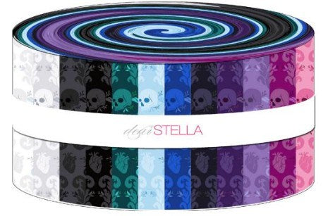 DAMASK FATALE REDEUX - 2 1/2" STRIP PACKS, 40 COLORS || DAMASK || Dear Stella