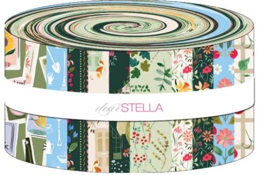 GRANDMA'S GARDEN - 2 1/2" STRIP PACKS, 40 COLORS || GRANDMAS GARDEN || Dear Stella