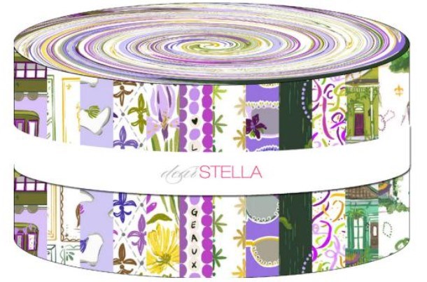 MARDI GRAS STYLE - 2 1/2" STRIP PACKS, 40 COLORS || MARDIGRAS STYLE || Dear Stella