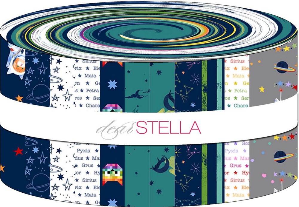 MEOWTER SPACE - 2 1/2" STRIP PACKS, 40 COLORS || MEOWTER SPACE || Dear Stella