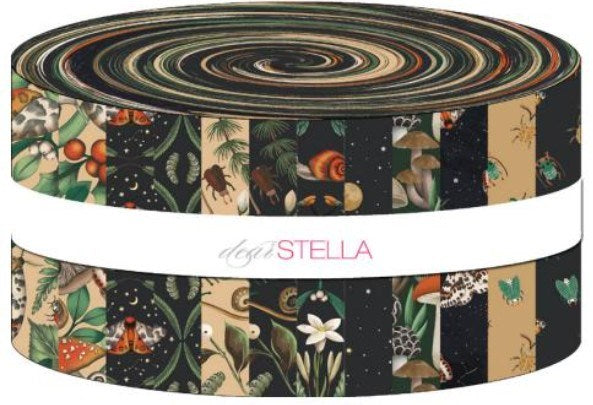 MOTH TO A FLAME - 2 1/2" STRIP PACKS, 40 COLORS || MOTH TO FLAME || Dear Stella