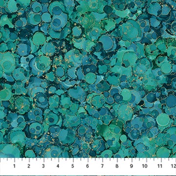 BUBBLE TEXTURE - TEAL II MIDAS TOUCH