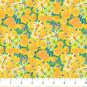 YELLOW ROSES - YELLOW II QUILT RETREAT