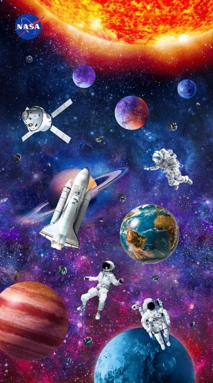 PANEL - DK BLUE || SPACE ODYSSEY || Northcott Studio