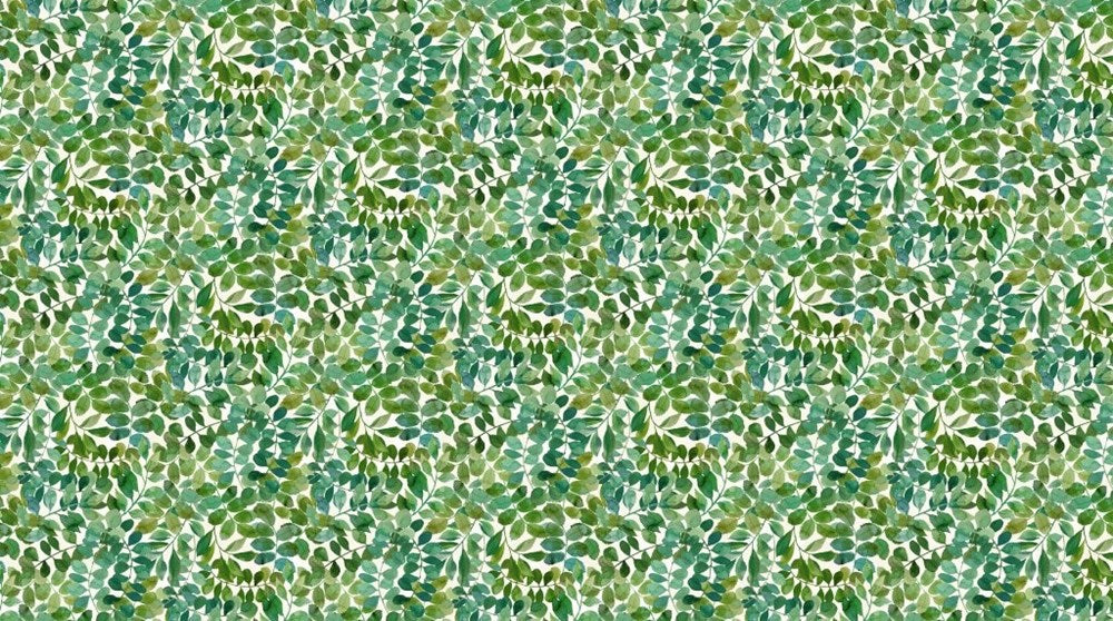 PACKED LEAVES - CREAM MULTI || LUSCIOUS || Northcott Studio