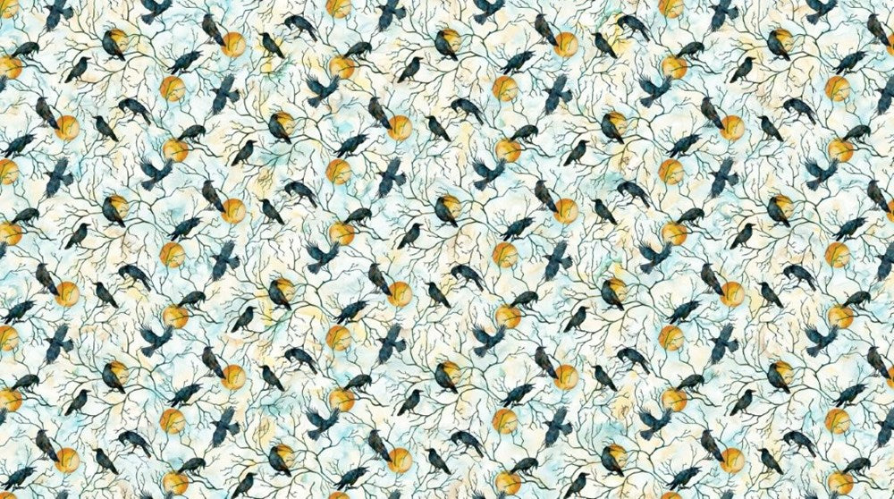 Raven Moon - WHITE MULTI || RAVEN&#39;S CALL || Northcott Studio