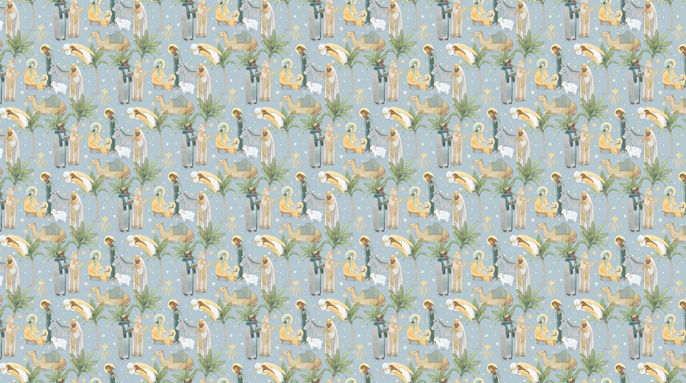 Scenic - BLUE MULTI || THE NATIVITY || Northcott Studio