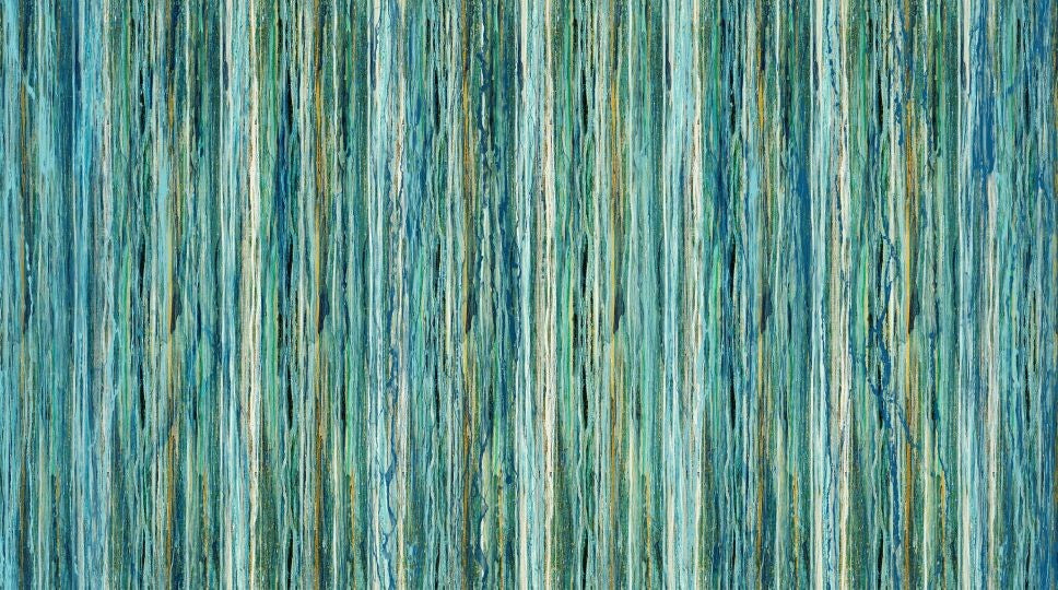 STRIPE - BLUE MULTI || SERENITY SPRINGS || Northcott Studio